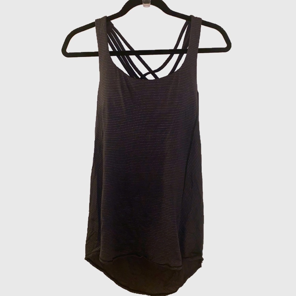 lululemon athletica Black Strappy Tank Top